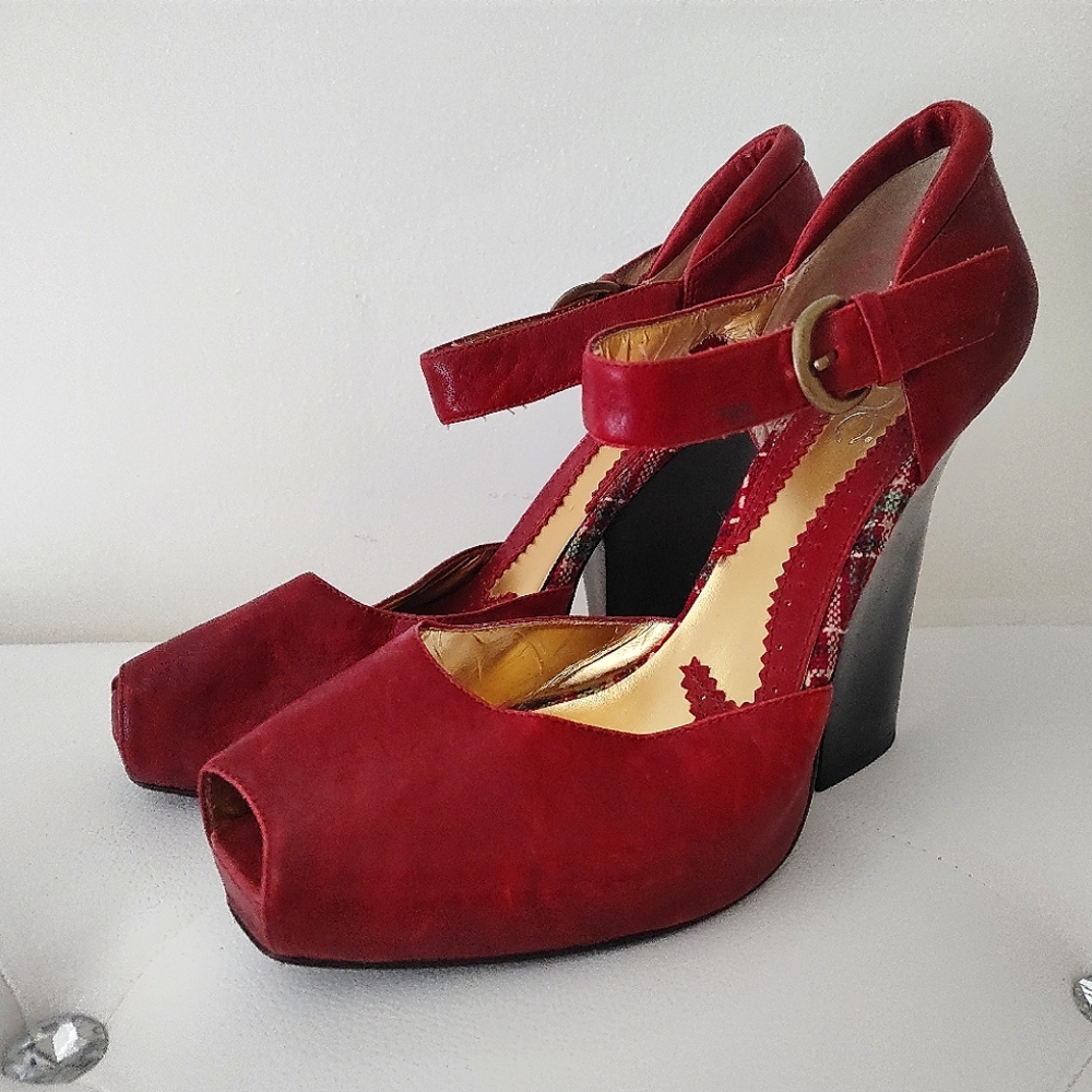 ~~ZINC👠Peep-toe Heels~~